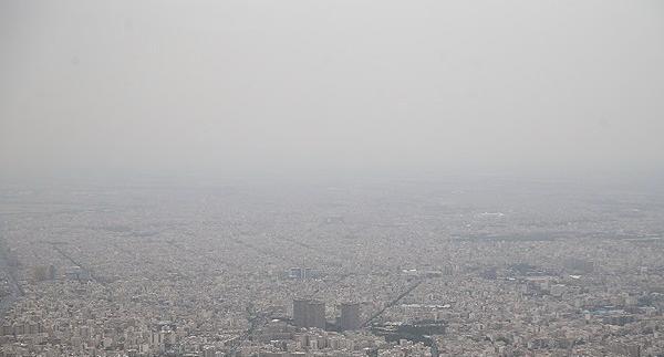 عکس آلودگی هوای تهران
