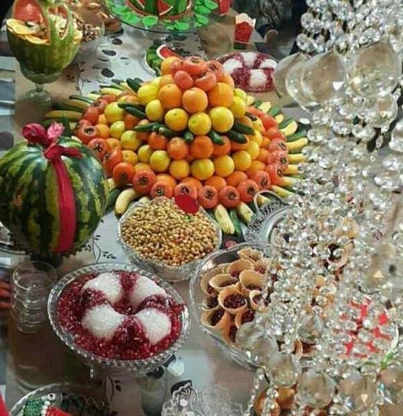 عکس ایده تزیین لبو شب یلدا