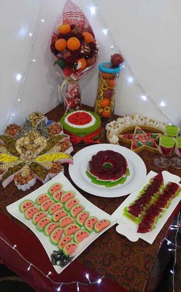 عکس شب یلدا پیش دبستانی