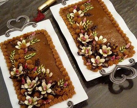 عکس های تزیین حلوا مجلسی