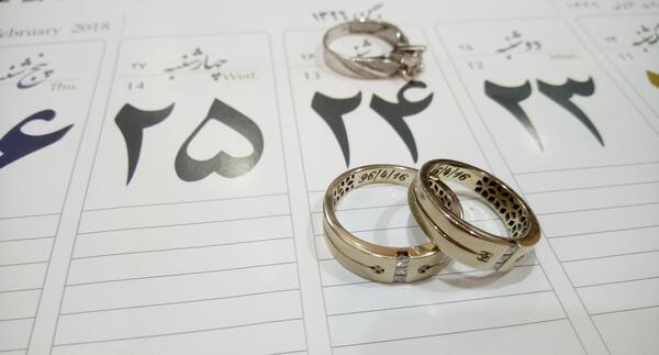 عکس حلقه و ازدواج