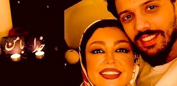 عکس شقایق فراهانی و همسرش