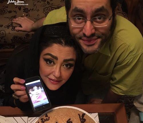 عکس شقایق فراهانی و همسرش