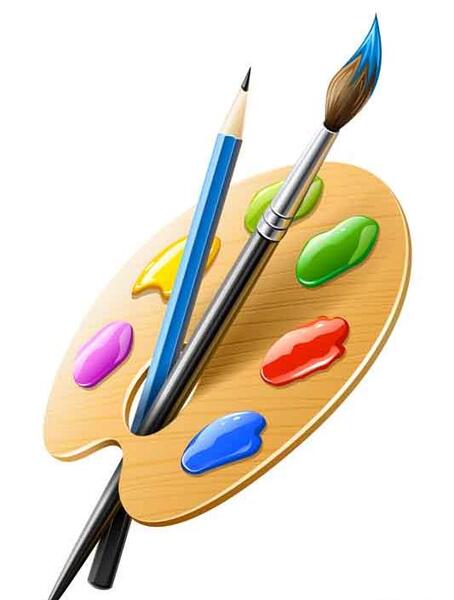 عکس ابزار نقاشی ساختمان