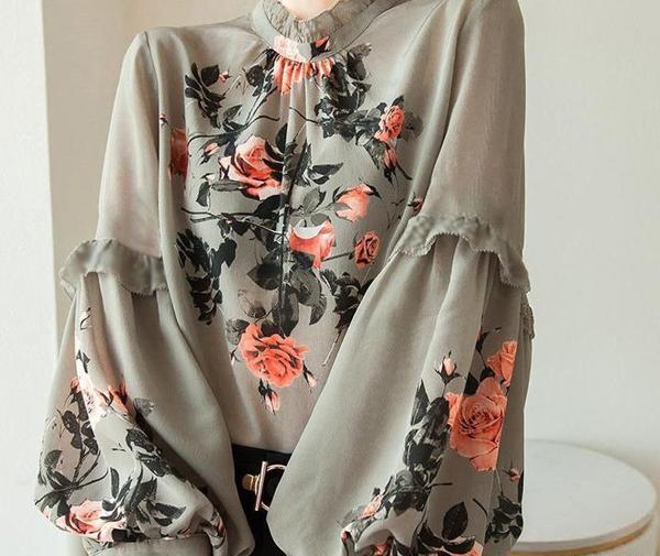 عکس شومیز گلدار