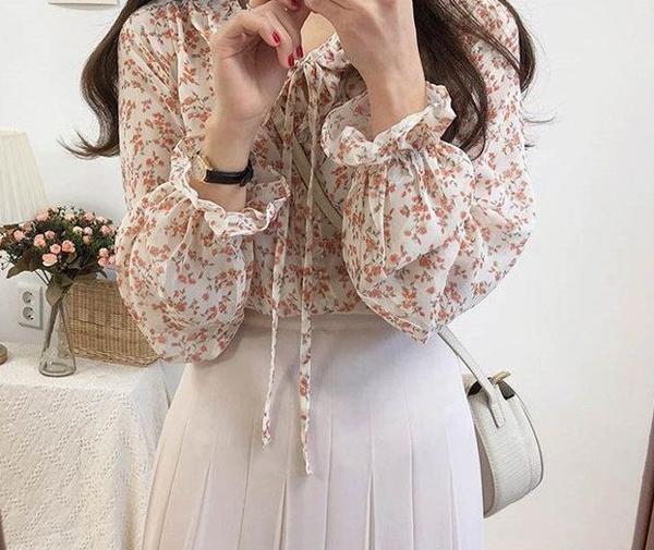 عکس شومیز گلدار
