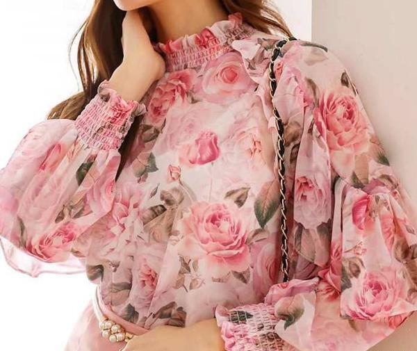 عکس شومیز گلدار