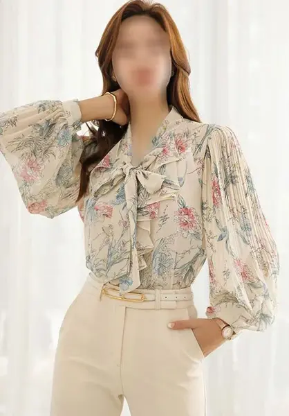 عکس شومیز گلدار