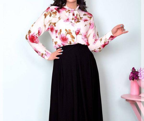 عکس شومیز گلدار