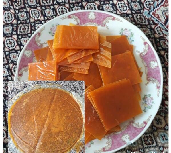 عکس لواشک زردآلو
