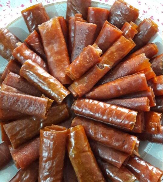 عکس لواشک زردآلو