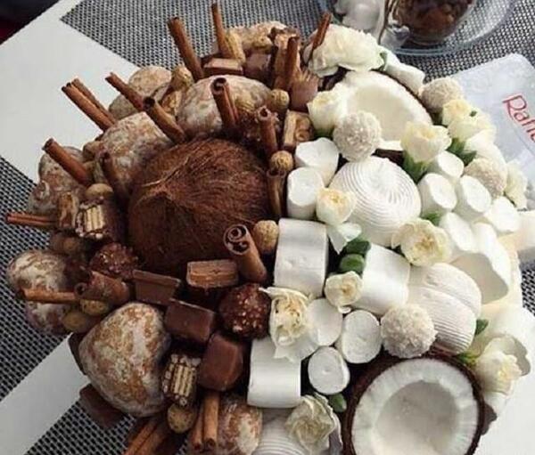 عکس ایده تزیین آجیل یلدا