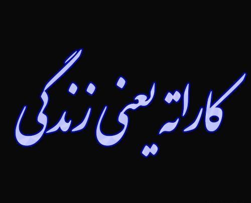 عکس نوشته انگلیسی کاراته