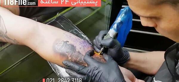 عکس خالکوبی روی دست خفن