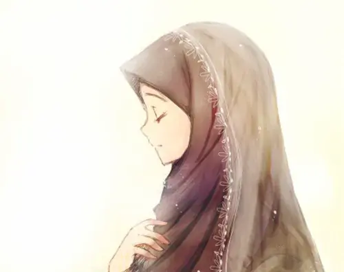 عکس انیمه با حجاب