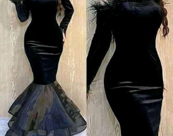 عکس لباس مجلسی طرح ماهی