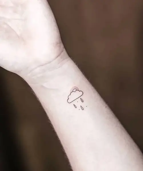 عکس تاتو دخترانه روی مچ دست