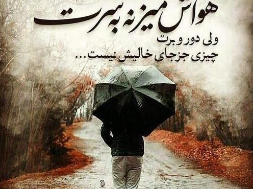عکس نوشته غریبی سخت مرا دلگیر داره