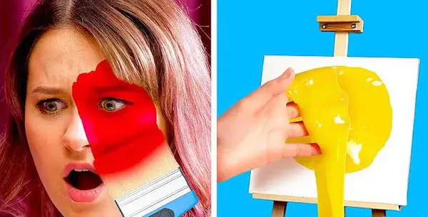 عکس طرح های ساده و زیبا برای نقاشی روی بوم