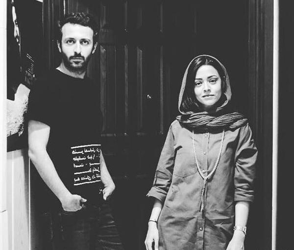 عکس بازیگر حسام محمودی و همسرش