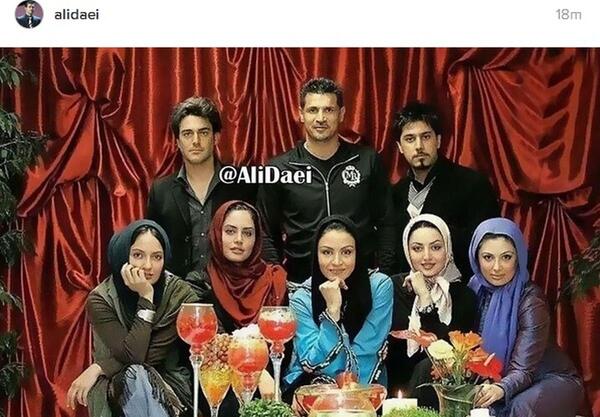 عکس سلفی الناز شاکردوست محمدرضا گلزار