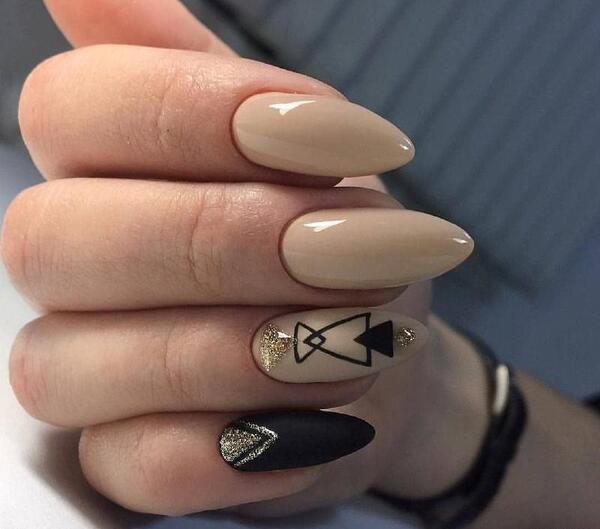 عکس مدل ژليش ناخن كوتاه