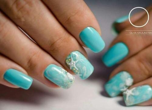عکس مدل ژليش ناخن كوتاه