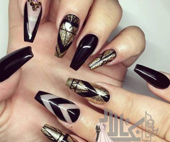عکس مدل ژليش ناخن كوتاه