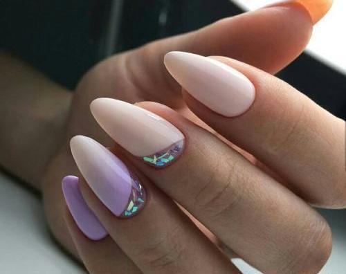 عکس مدل ژليش ناخن كوتاه