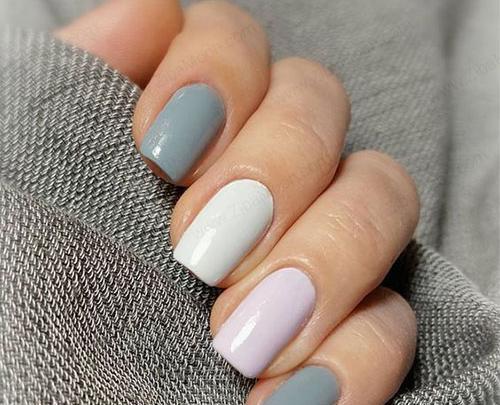 عکس مدل ژليش ناخن كوتاه