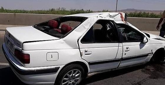 عکس پژو تصادفی نقره ای