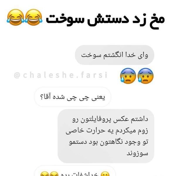عکس خنده دار در جدول