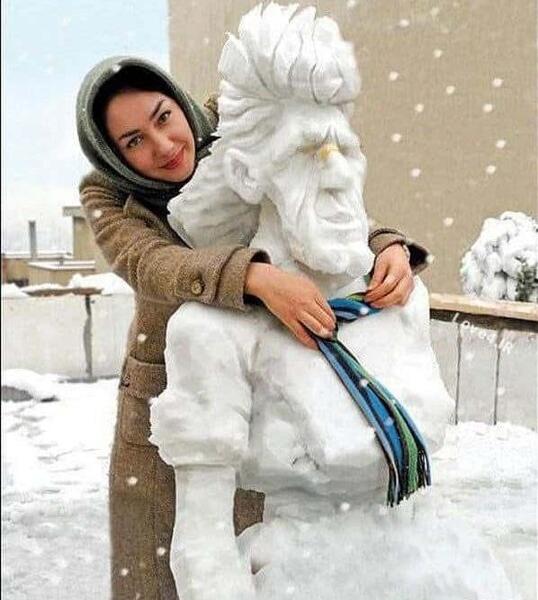 عکس آدم برفی عکس آدم برفی