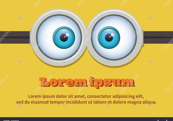 عکس عینک مینیون