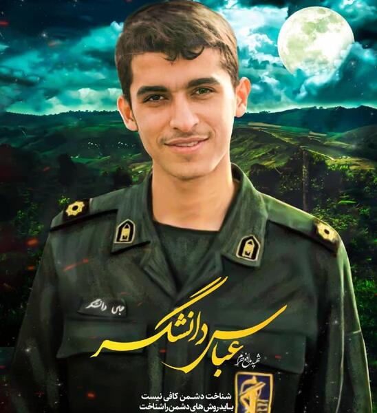 عکس شهید دانشگر برای پروفایل