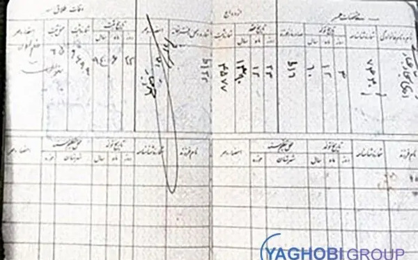 عکس صفحه طلاق شناسنامه جدید