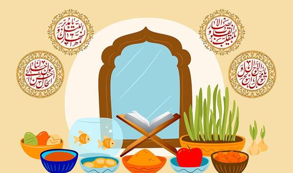 عکس سفره هفت سین گرافیکی