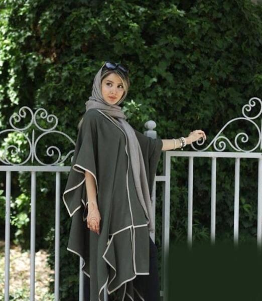 عکس مانتو اسپرت جلو باز