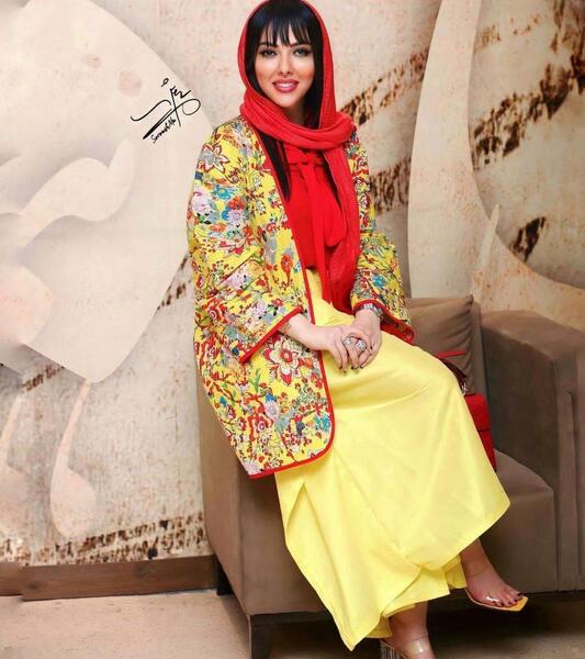 عکس لیلا اوتادی با ماشینش