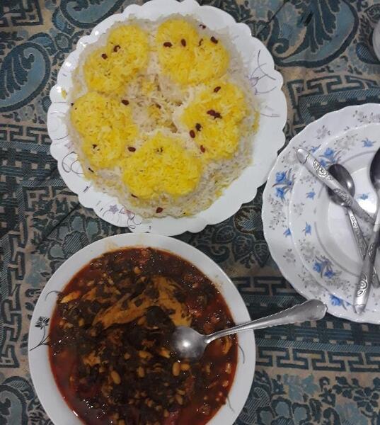 عکس غذای خانگی ساده