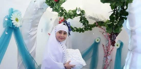 عکس چادر جشن تکلیف دخترانه