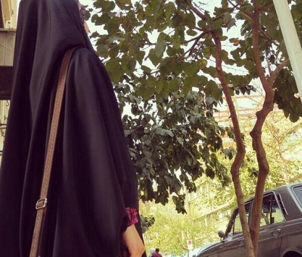 عکس دختر چادری هنری