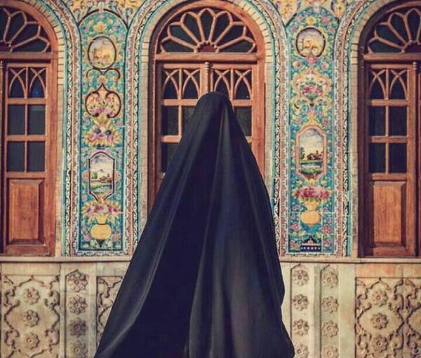 عکس دختر چادری هنری