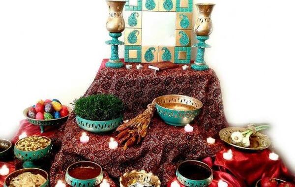 عکس ایده سفره هفت سین ۱۴۰۰ برای عروس