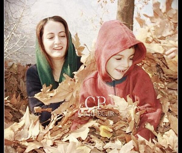 عکس شقایق دهقان و خانواده