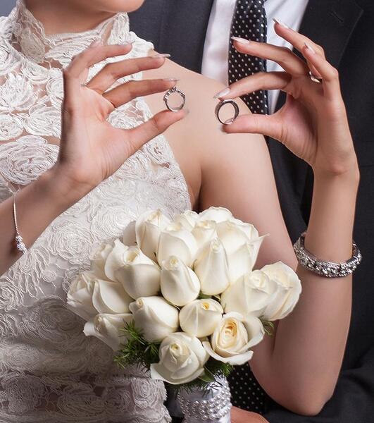عکس عروس سیاه سفید