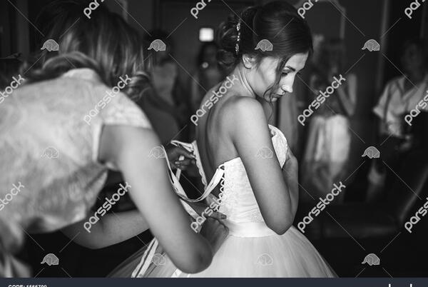 عکس عروس سیاه سفید