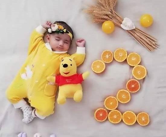 عکس ایده هایی برای ماهگرد نوزاد