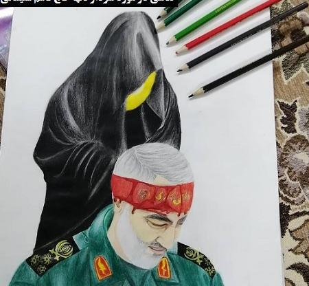 عکس سلیمانی برای نقاشی