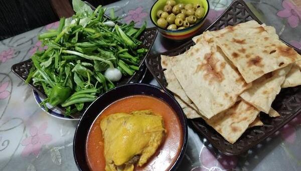 عکس آبگوشت سوخته